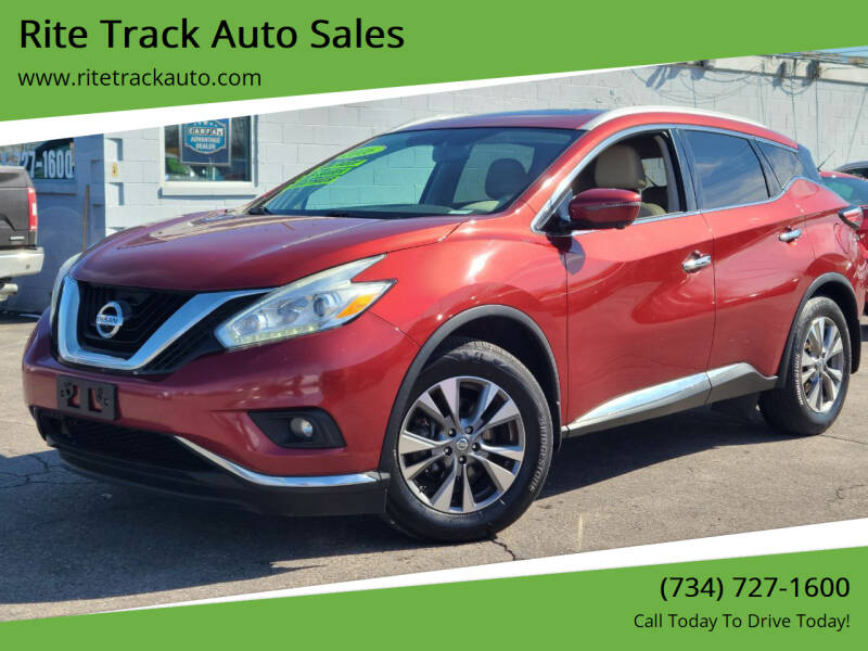2016 Nissan Murano for sale at Rite Track Auto Sales in Wayne MI