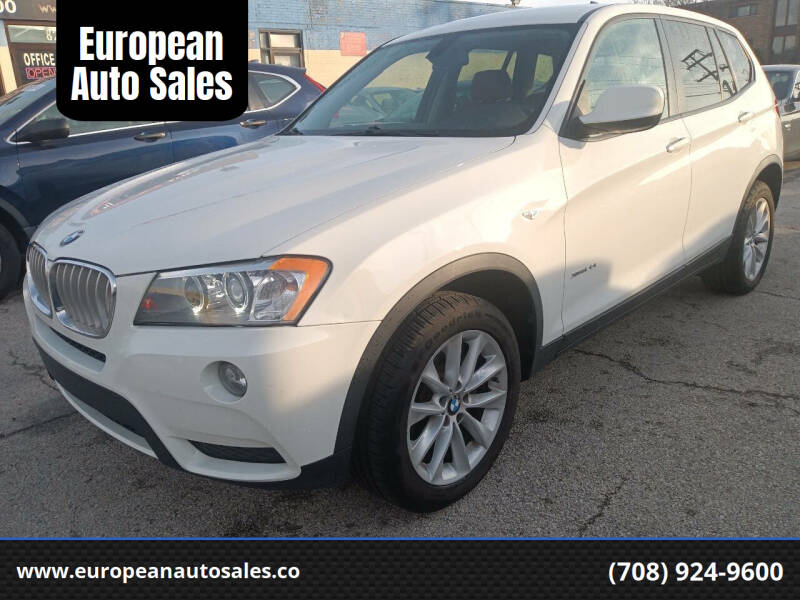 2013 BMW X3 for sale at European Auto Sales in Bridgeview IL