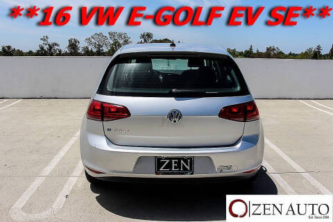 2016 Volkswagen e-Golf SE