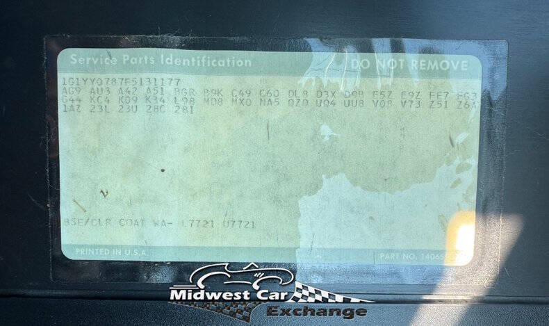 1985 Chevrolet Corvette