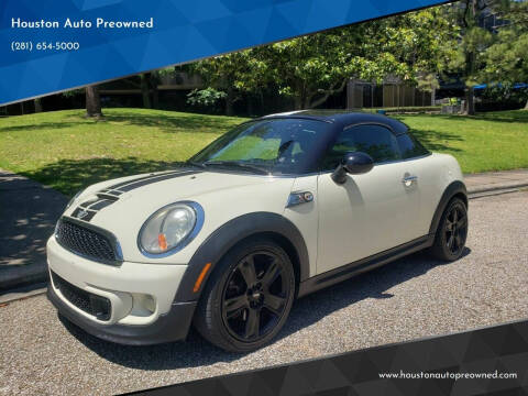 2012 MINI Cooper Coupe for sale at Houston Auto Preowned in Houston TX