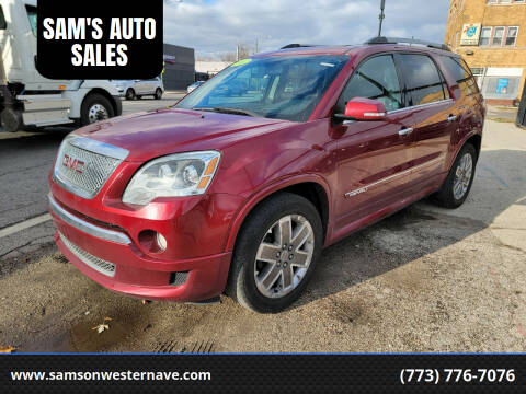 2011 GMC Acadia for sale at SAM'S AUTO SALES in Chicago IL