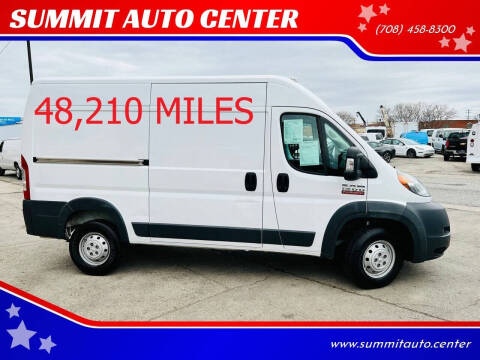 2018 RAM ProMaster for sale at SUMMIT AUTO CENTER in Summit IL