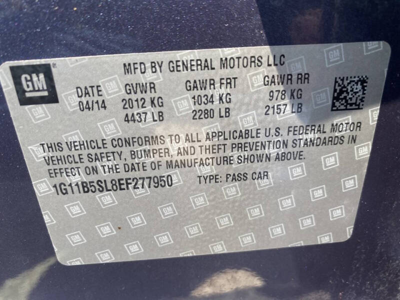 2014 Chevrolet Malibu LS