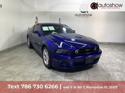 2014 Ford Mustang for sale at AUTOSHOW SALES & SERVICE in Plantation FL