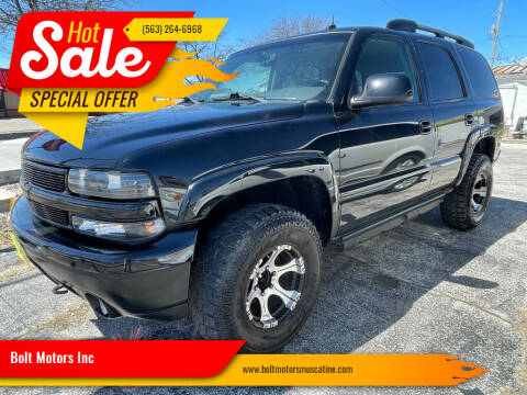 2003 Chevrolet Tahoe for sale at Bolt Motors Inc in Muscatine IA