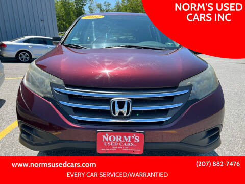 2012 Honda CR-V for sale at NORM'S USED CARS INC in Wiscasset ME