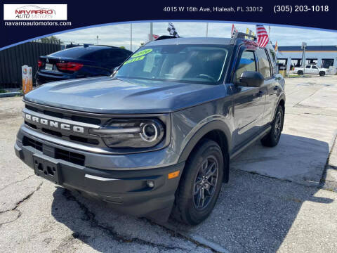 2021 Ford Bronco Sport for sale at Navarro Auto Motors in Hialeah FL