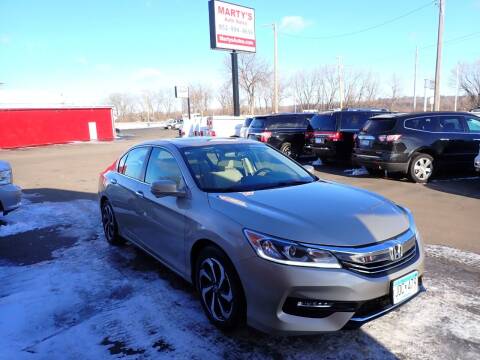 2016 Honda Accord for sale at Marty's Auto Sales in Savage MN