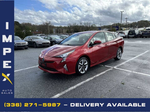 2016 Toyota Prius for sale at Impex Auto Sales in Greensboro NC