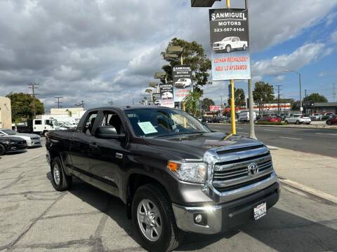 2016 Toyota Tundra for sale at Sanmiguel Motors in South Gate CA