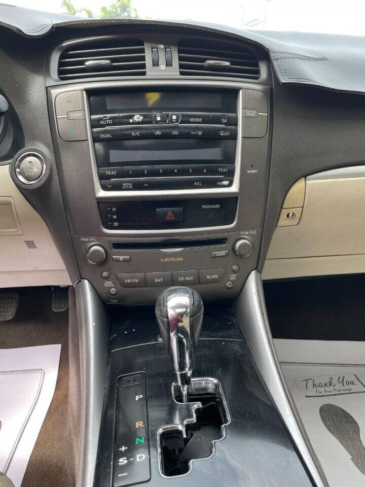 2012 LEXUS IS Sedan - $6,990