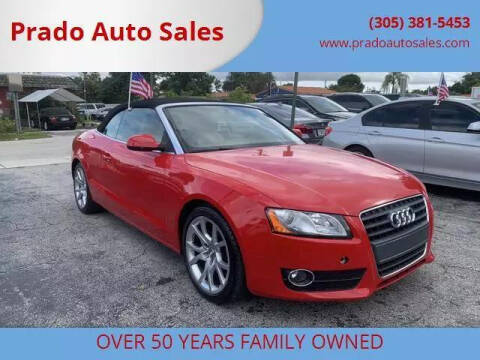 2010 Audi A5 for sale at Prado Auto Sales in Miami FL