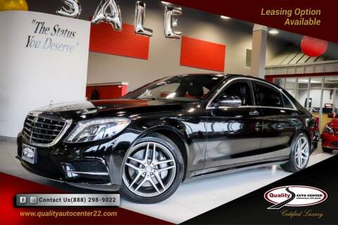 2015 Mercedes-Benz S-Class for sale at Quality Auto Center of Springfield in Springfield NJ