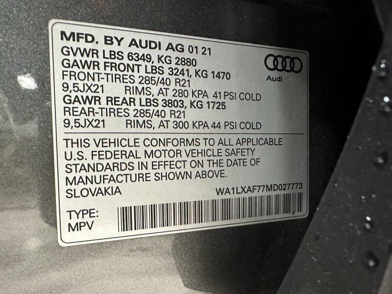 2021 Audi Q7 quattro Premium Plus 55 TFSI