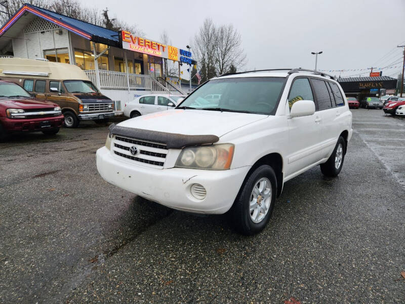 2003 Toyota Highlander for sale at Leavitt Auto Sales and Used Car City in Everett WA