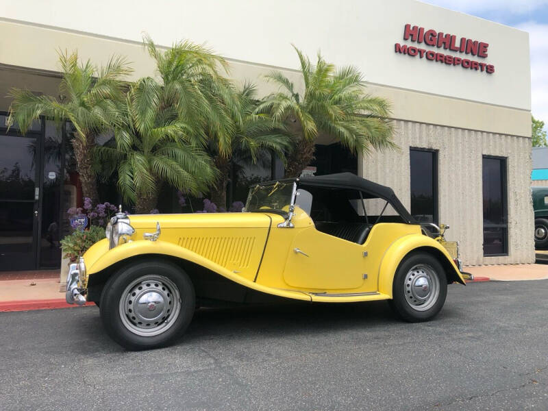 1952 MG TD for sale at HIGH-LINE MOTOR SPORTS in Brea CA