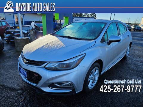 2017 Chevrolet Cruze for sale at BAYSIDE AUTO SALES in Everett WA