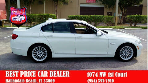 2011 BMW 5 Series for sale at Best Price Car Dealer in Hallandale Beach FL