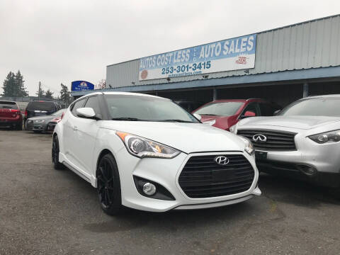 2015 Hyundai Veloster for sale at Autos Cost Less LLC in Lakewood WA