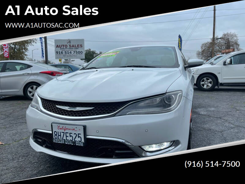 2015 Chrysler 200 for sale at A1 Auto Sales in Sacramento CA