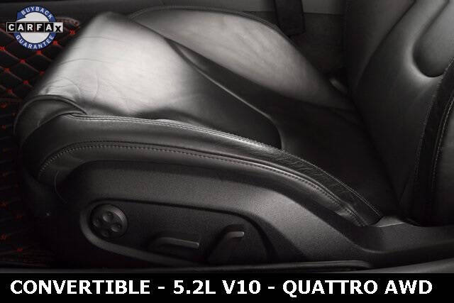 2011 Audi R8 5.2 quattro Spyder