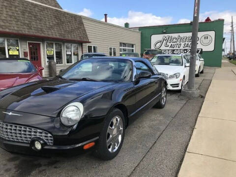 2002 Ford Thunderbird for sale at MICHAEL'S AUTO SALES in Mount Clemens MI