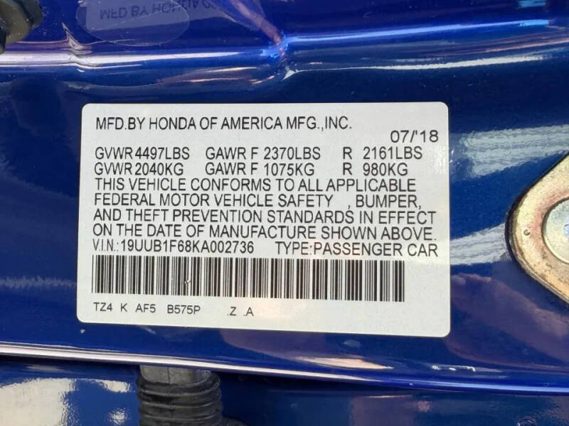 2019 Acura TLX