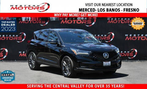 2020 Acura RDX for sale at Western Motors Los Banos in Los Banos CA