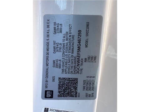 2021 Chevrolet Silverado 1500 Work Truck