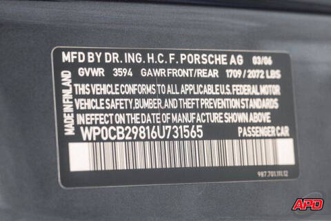 2006 Porsche Boxster S