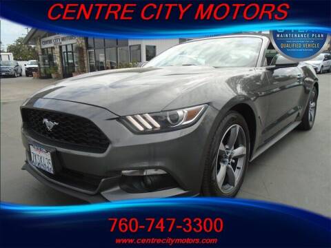 2015 Ford Mustang for sale at Centre City Motors in Escondido CA