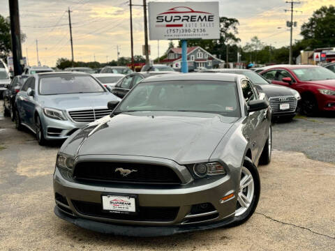 2014 Ford Mustang for sale at Supreme Auto Sales in Chesapeake VA