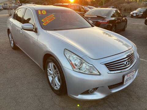 2010 Infiniti G37 Sedan for sale at 1 NATION AUTO GROUP in Vista CA