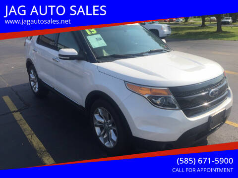 2013 Ford Explorer for sale at JAG AUTO in Webster NY