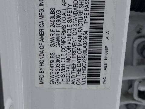 2020 Honda Accord Touring