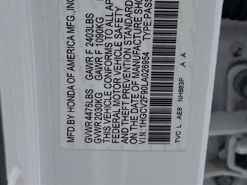 2020 Honda Accord Touring