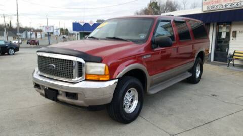 2001 Ford Excursion for sale at West Elm Motors in Graham NC