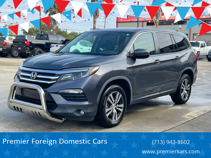2017 Honda Pilot for sale at Premier Foreign Domestic Cars in Houston TX
