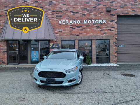 2013 Ford Fusion Hybrid for sale at Verano Motors in Addison IL