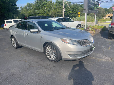 2013 Lincoln MKS for sale at Tri Town Motors in Marion MA
