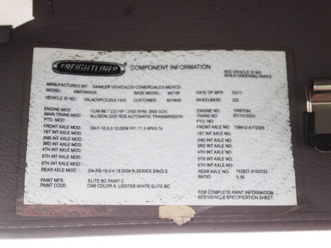 2018 Freightliner M2 106