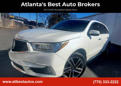 2017 Acura MDX for sale at Atlanta's Best Auto Brokers in Marietta GA