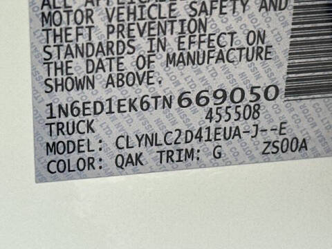 2026 Nissan Frontier SV