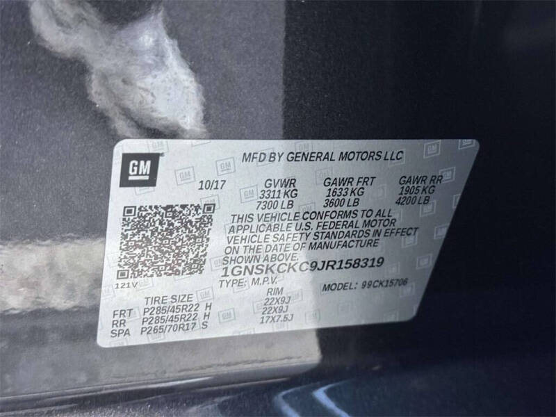 2018 Chevrolet Tahoe Premier