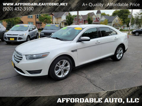 2014 Ford Taurus for sale at AFFORDABLE AUTO, LLC in Green Bay WI
