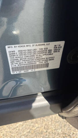 2019 Honda Pilot EX-L