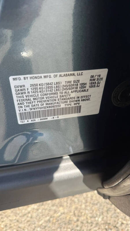 2019 Honda Pilot EX-L