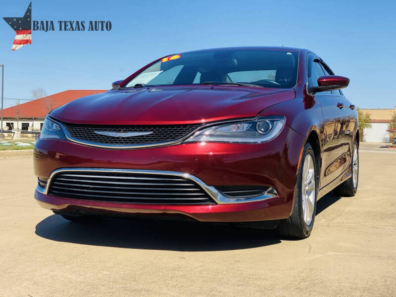 2016 Chrysler 200 for sale at Baja Texas Auto in Mansfield TX