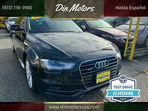 2015 Audi A4 for sale at Din Motors in Passaic NJ